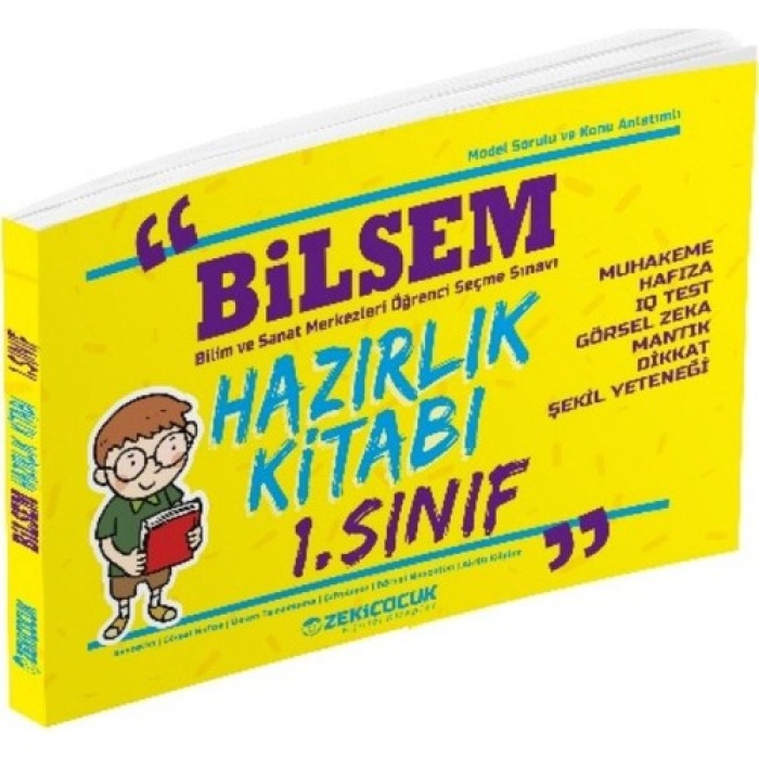 Zeki Çocuk Yayınları 1. Sınıf Bilsem Hazırlık Kitabı