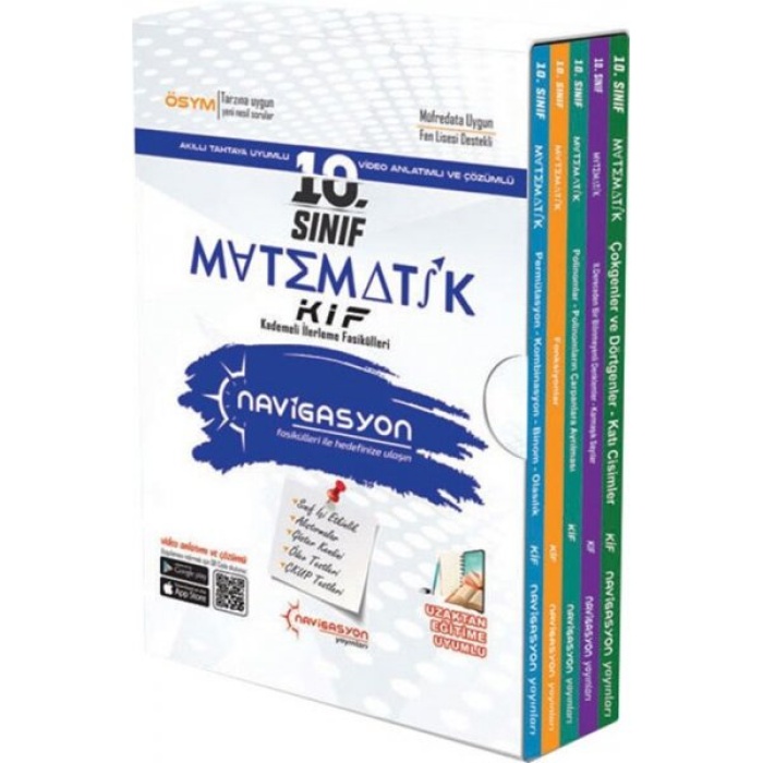 Navigasyon Yayınları 10. Sınıf Matematik Kademeli İlerleme Fasikülleri