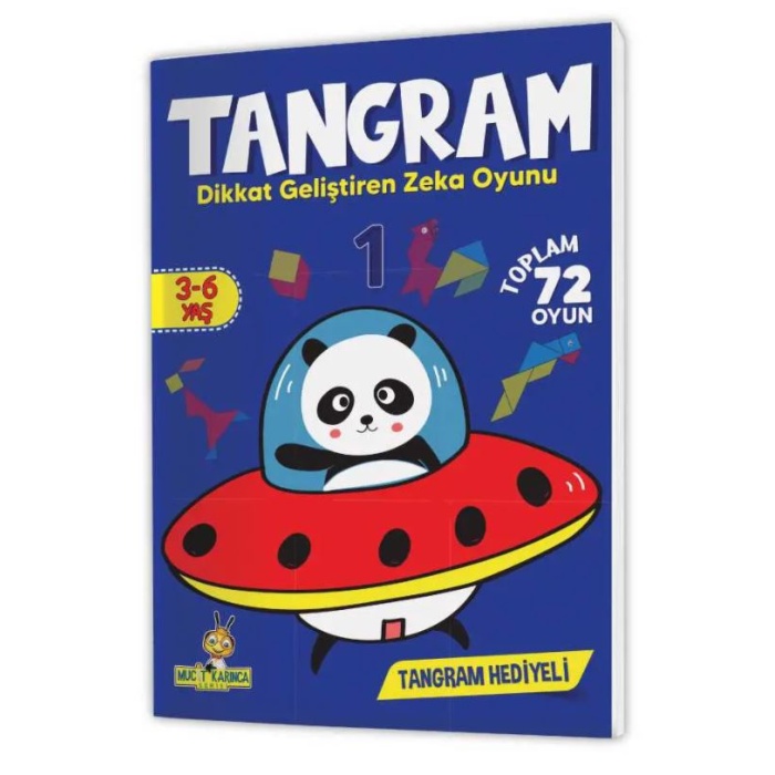 Yükselen Zeka 3-6 Yaş Tangram Dikkat Geliştirme Seti