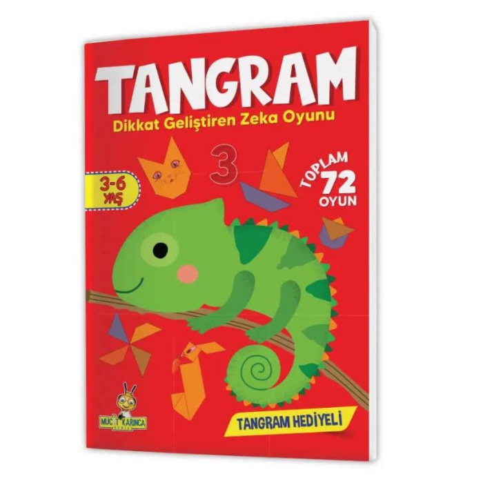 Yükselen Zeka 3-6 Yaş Tangram Dikkat Geliştirme Seti
