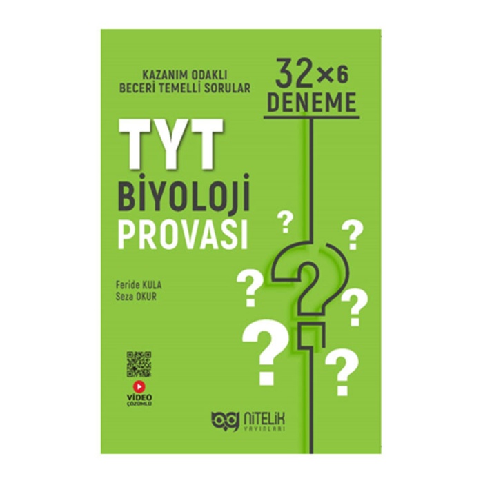 Nitelik Yayınları Ykstyt Biyoloji Provası 32X6 Deneme