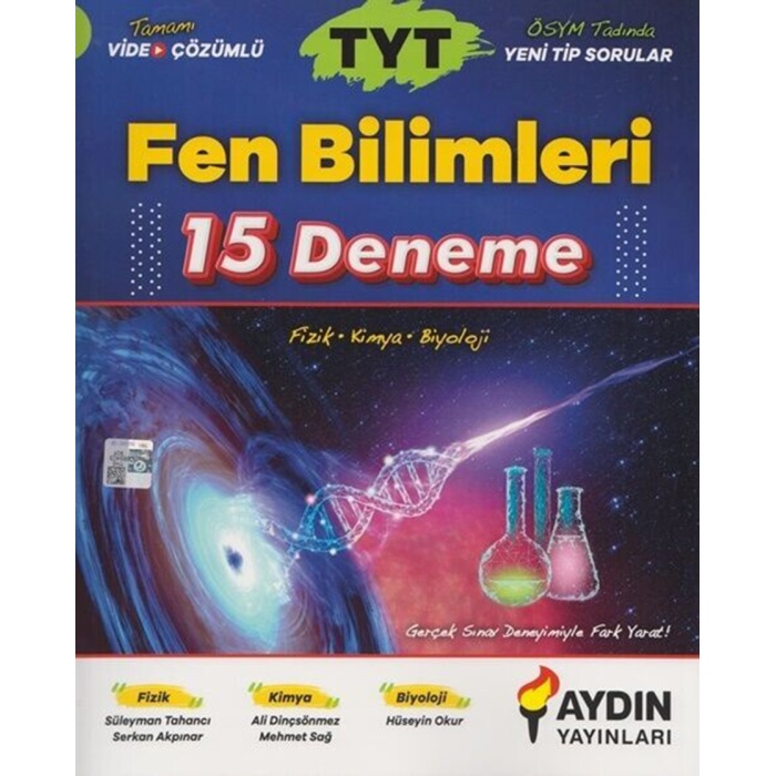 Aydın Yayınları Yayınları Tyt Fen Bilimleri 15 Deneme
