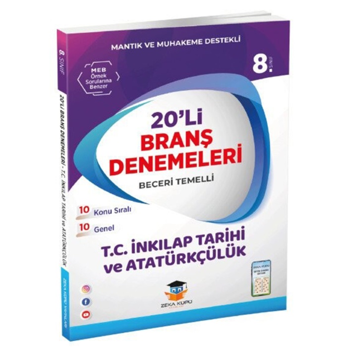 Zekaküpü Yayınları 8.Sınıf  İnkılap 20Li Branş Denemesi