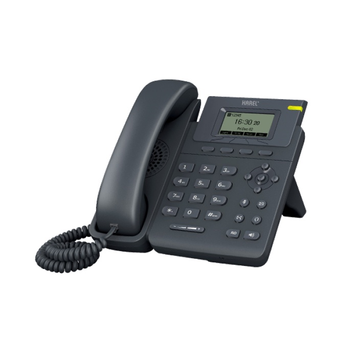 Karel IP1211 POE IP Masaüstü Kablolu Telefon Adaptör hariç