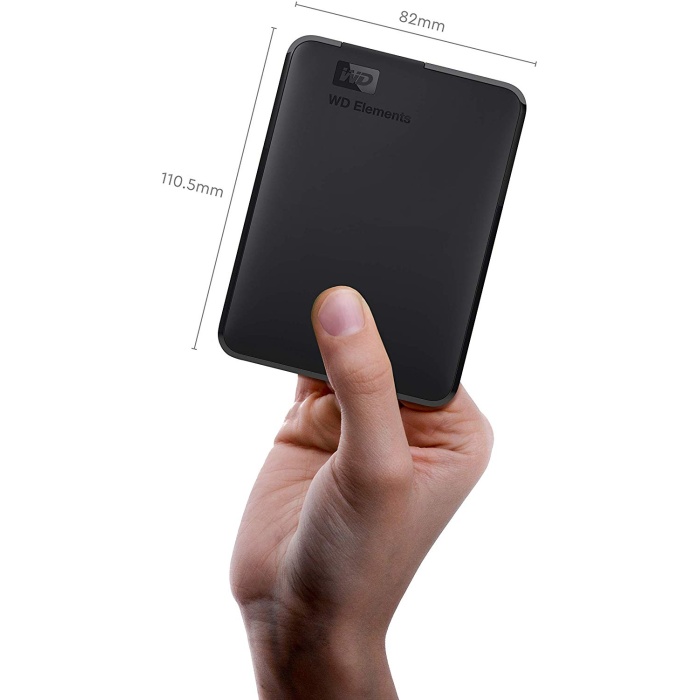 Wd 5TB Elements Portable External Hard Drive, USB 3.0 - WDBU6Y0050BBK-WESN Harici Harddisk