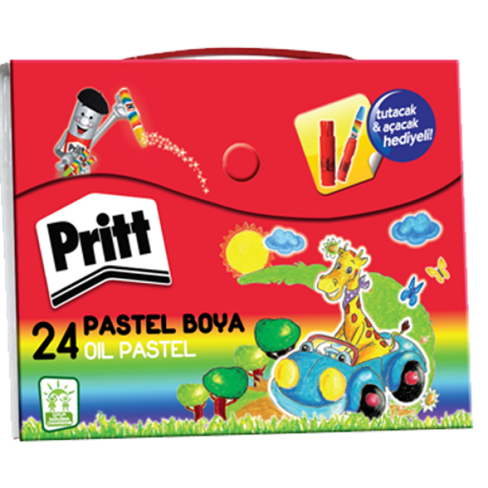 Pritt Pastel Boya Çantalı 24 Renk 1048064