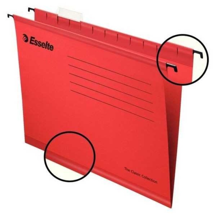Esselte Askılı Dosya Pendaflex Ekonomik 25 Lİ Kırmızı 90316