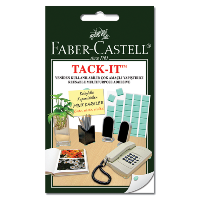 Faber-Castell Hamur Yapıştırıcı Tack-It 50 GR Yeşil 18 70 91