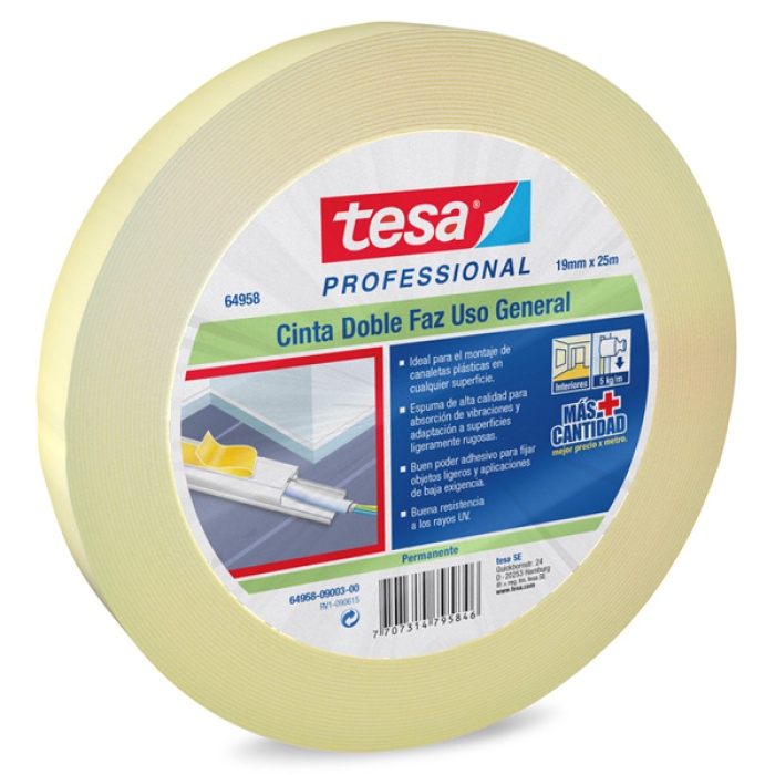 Tesa Çift Taraflı Bant Köpük 25x19 64958