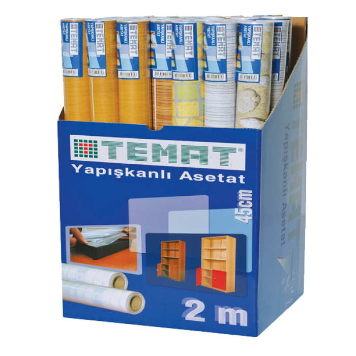 Temat Yapışkan Folyo 45x2 M Ahşap Doğal Desen