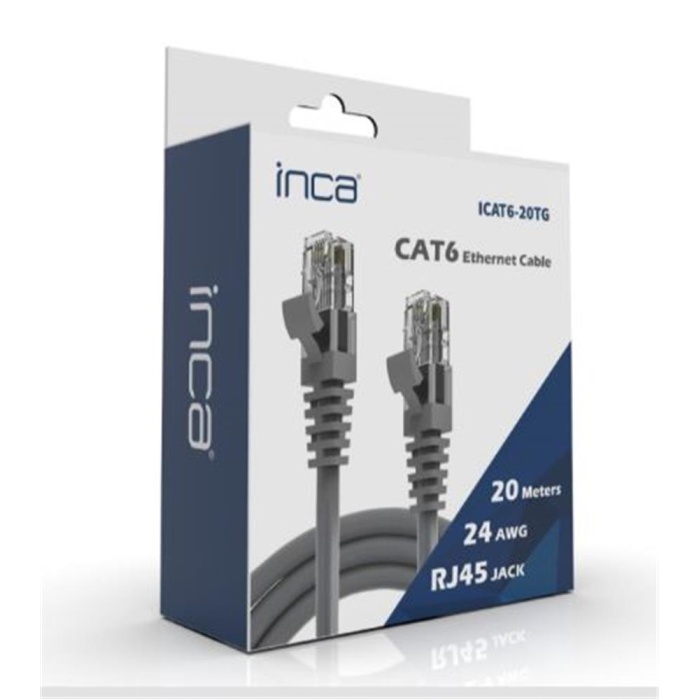INCA ICAT6-20TG 10mt Gri Kablo