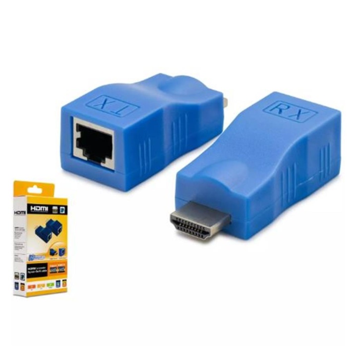 HADRON HDX1274 30M HDMI EXTENDER  MAVİ