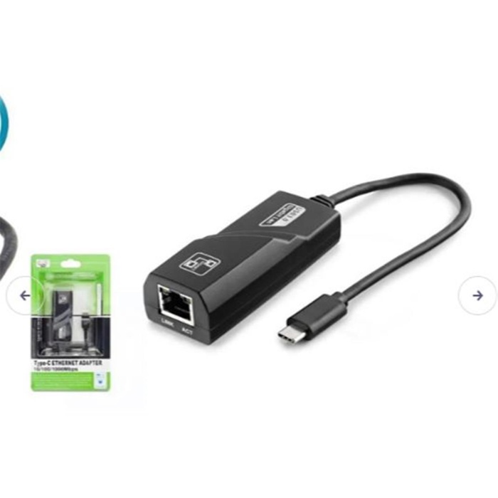 Hadron HDX-5273 Type-C 3.0 Ethernet Çevirici Adaptör 10-100-1000 MBPS