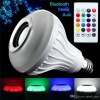 Bluetooth Hoparlör LED Ampul Tuşları Uzaktan Kumanda ile Lamba Değiştirme