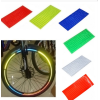 Reflektör Sticker - Bisiklet Teker Floresan Çıkartması-Yeşil Renk