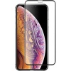 İphone  XS Max Siyah Tempered Glass Premium Full Cam Ekran Koruyucu