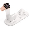 Kablosuz Şarj Cihazı Standı, Apple Watch Airpodlar için 6sı 1 Arada Çok İşlevli Kablosuz Şarj İstasyonu Yuvası,  (Beyaz)  Kablosuz Şarj Cihazı
