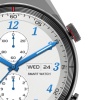 DT3 Mate akıllı saat 2022 1.5 Inç Tam Dokunmatik Çift kordon BT Çağrı-Gümüş