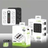 3000W USB güç şeridi aşırı yük koruması ile 5USB 1 type-C şarj cihazı Hub 2 m uzatma kablosu