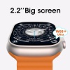 2023 Microwear W68 + ultra plus akıllı saat Ios ve android uyumlu 2.2 inc ekran