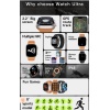 2023 Microwear W68 + ultra plus akıllı saat Ios ve android uyumlu 2.2 inc ekran