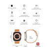 2023 Microwear W68 + ultra plus akıllı saat Ios ve android uyumlu 2.2 inc ekran