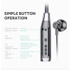 Sporcu Kablosuz boyun bandı bluetooth kulaklık TF kart yuvası 100 saat çalma süresi