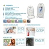 Ekranlı Gece Görüşlü Monitörlü Bebek Kontrol Kamerası ks-601