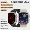 2023 Yeni HK8 Pro Max Ultra 2.02 inç AMOLED ekran 49mm  IOS Android  NFC Akıllı Saat
