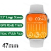 W59 Watch 9 Note Pro Akıllı saat 47 mm 2.2 INC Android IOS uyumlu