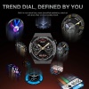 HW23 MAX SmartWatch 1.52 yüksek çözünürlüklü renkli ekran 2 Kordon akıllı saat