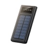 Güneş Enerjili fener Özellikli 10000 Mah Solar Powerbank Dahili Kablolu