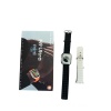 M9 Ultra Mini akıllı saat  41mm NFC k 1.7 inç serisi Ultra8- siyah -gri kordon