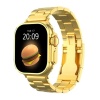 Yeni Ultra Gold rengi  serisi 9 nfc gps 49mm Çift Kordonlu Akıllı Saat