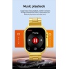 Yeni Ultra Gold rengi  serisi 9 nfc gps 49mm Çift Kordonlu Akıllı Saat