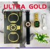 Yeni Ultra Gold rengi  serisi 9 nfc gps 49mm Çift Kordonlu Akıllı Saat