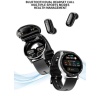 Yeni 2 in 1 smart sports  2si 1 Arada  Bluetooth Kulaklıklı Akıllı Saat- Gt 5