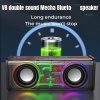 Şeffaf Kablosuz Bluetooth Taşınabilir Mini bluetooth Hoparlör Rgb Işıklı