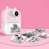 Yeni Mini dijital fotoğraf video kaydedici kamera anında baskı çocuk kamerası-pembe