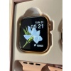 G9 Mini Bileklik Hediyeli Metal+Silikon Kordonlu Akıllı Saat-Rose gold