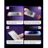 İphone 16 Pro İçin Kolay Kurulum Aparatlı Temperli Ekran Koruyucu Film PRİVACY