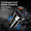 Araç Çakmaklık Şarjı 2 Usb Çıkışlı +20w Pd Şarj Hızlı Şarj Destekli 55w