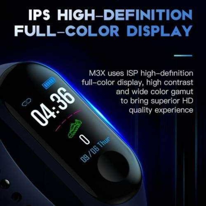 M3 Akıllı Bileklik Titreşimli Su Geçirmez Renkli Ekran Nabız Ölçer Tüm Telefonlar İle Uyumlu