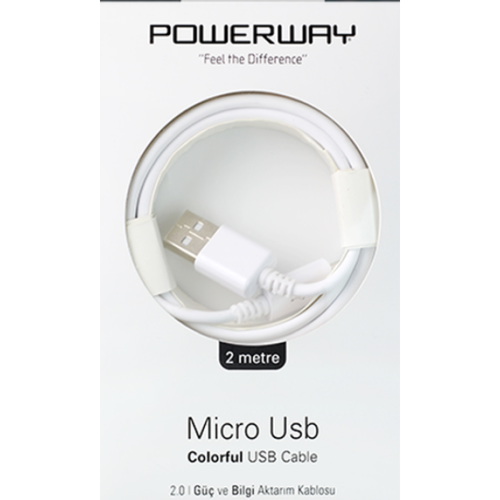 Powerway CX-07 Micro USB Kablo