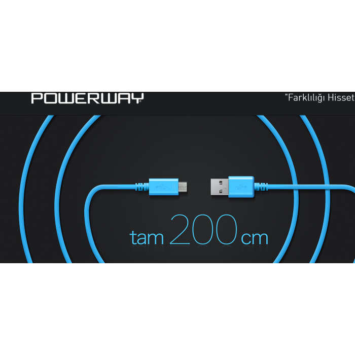 Powerway CX-07 Micro USB Kablo