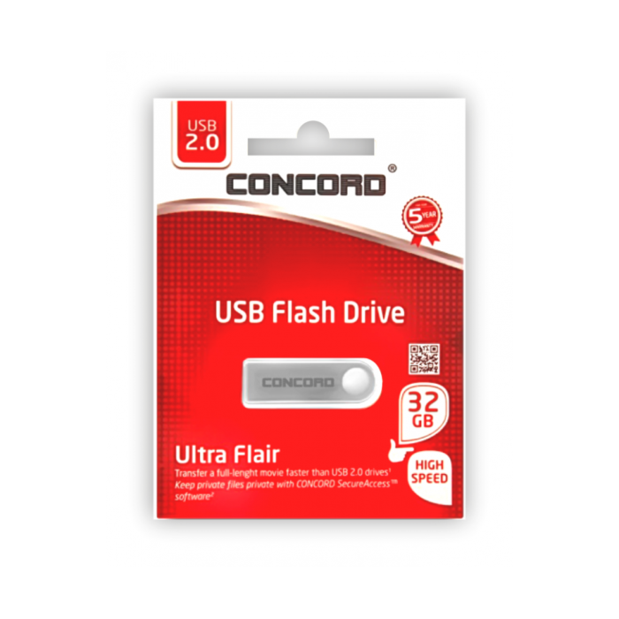 Concord  32 GB USB 2.0 Metal Flash Bellek