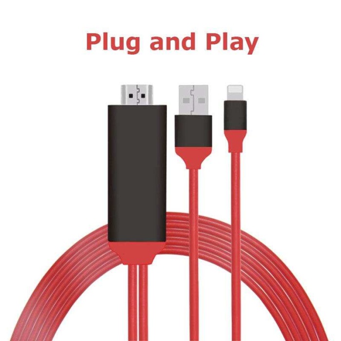 Apple USB To HDMI Plug and Play 2 Metre Kablo