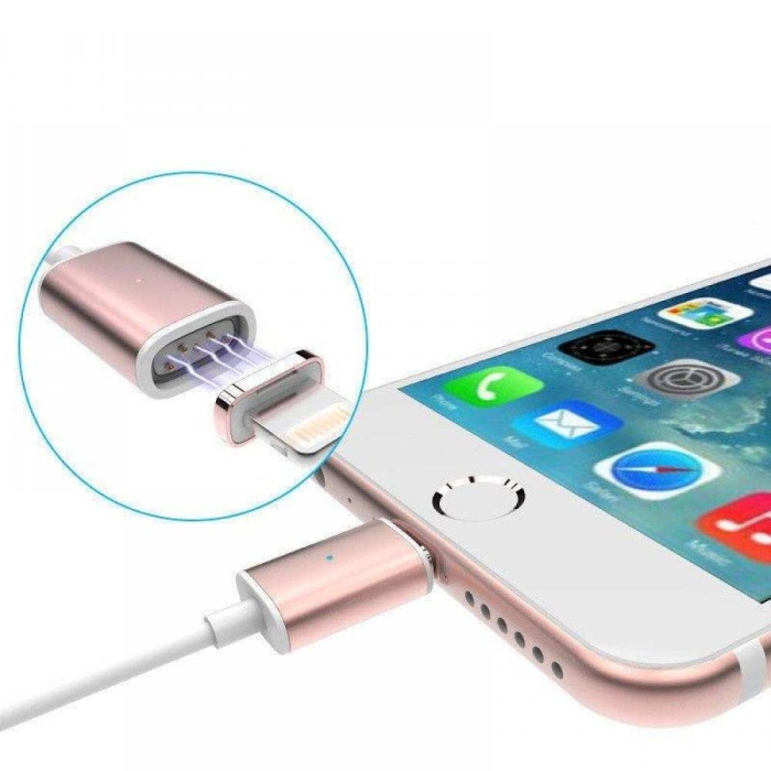 İPHONE MIKNATISLI 360 DERECE USB KABLO