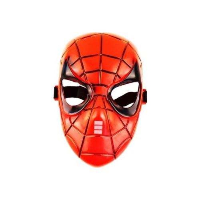 Işıklı Spiderman Maskesi-Extra Sağlam