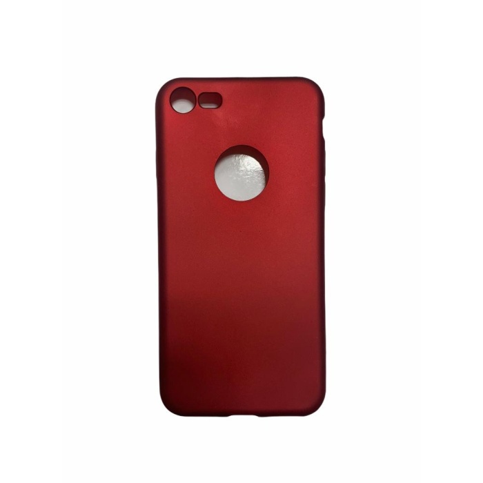 iPhone 7 Kılıf İnce Esnek Silikon Kılıf  - Kırmızı